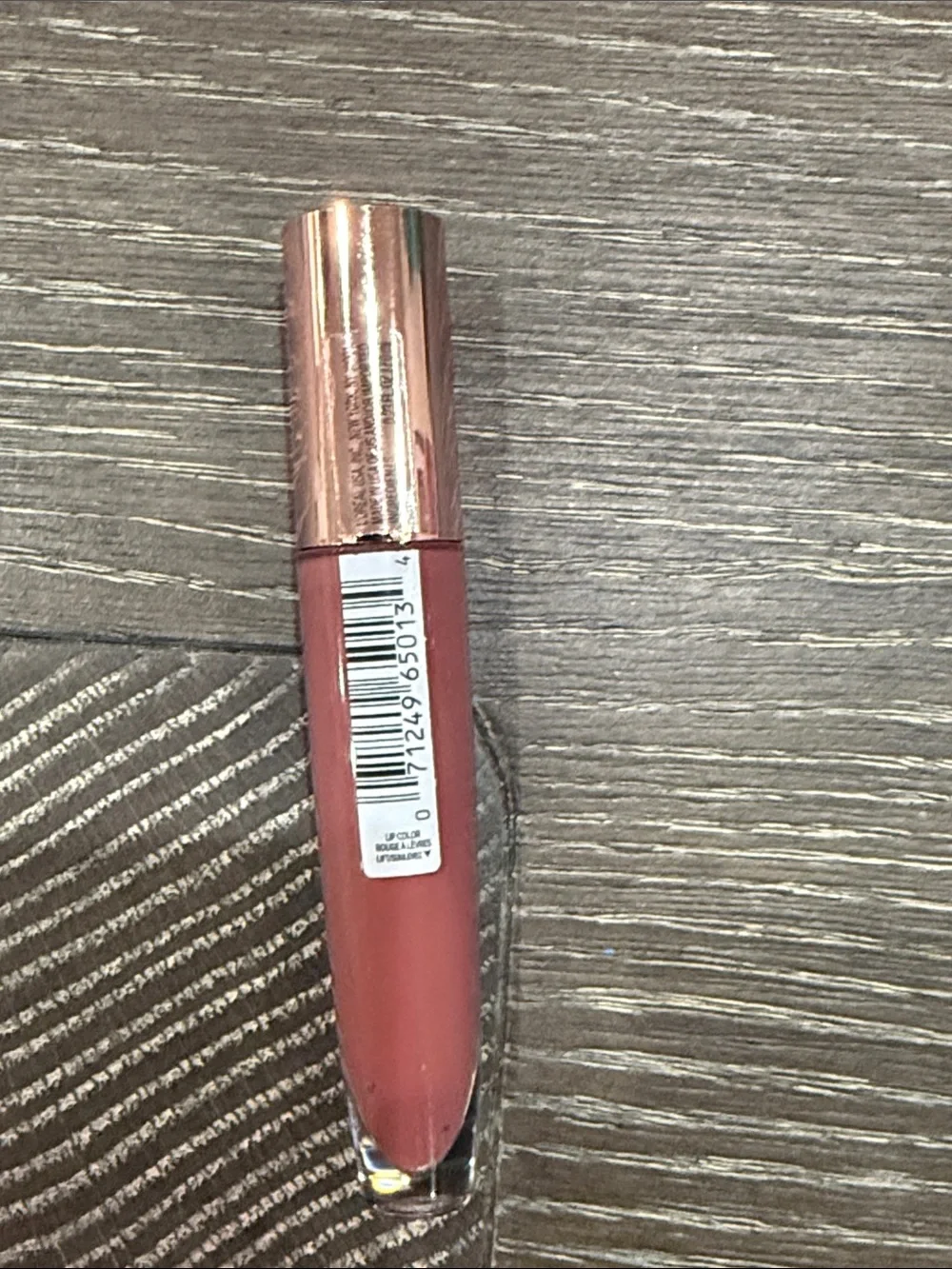 NWT L’Oréal 50 Feathery Fleur Pink Nude Lip Color gloss